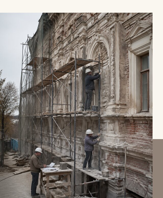 Реставрация объектов культурного наследия под ключ в Иркутске