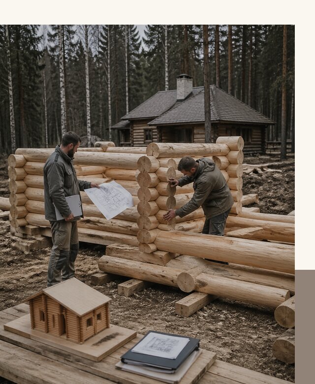 Проектирование и строительство домов из бревна в Иркутске