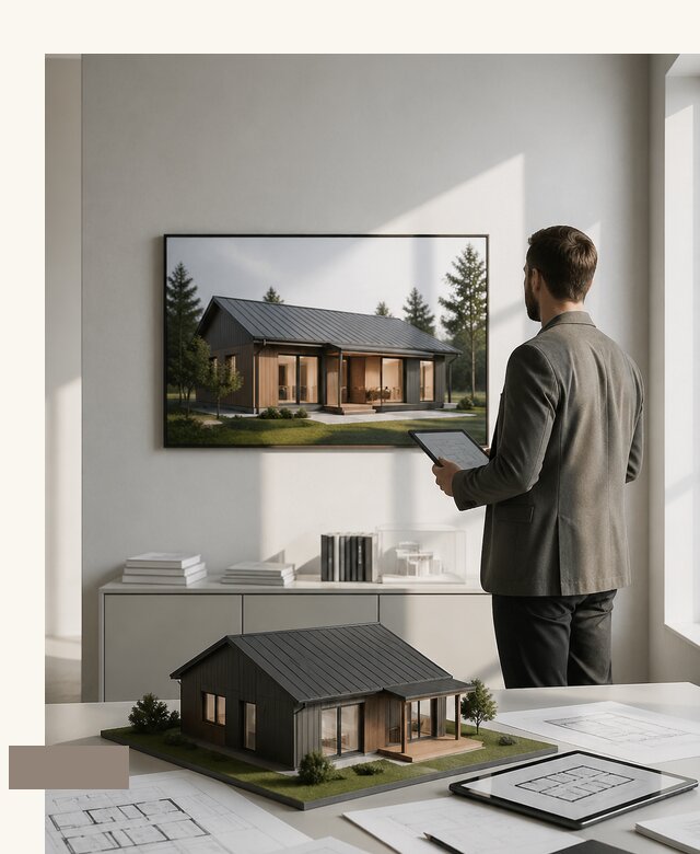 Дом 150 кв м проект и цена от 312570 руб в Иркутске А3дПро-Ркт